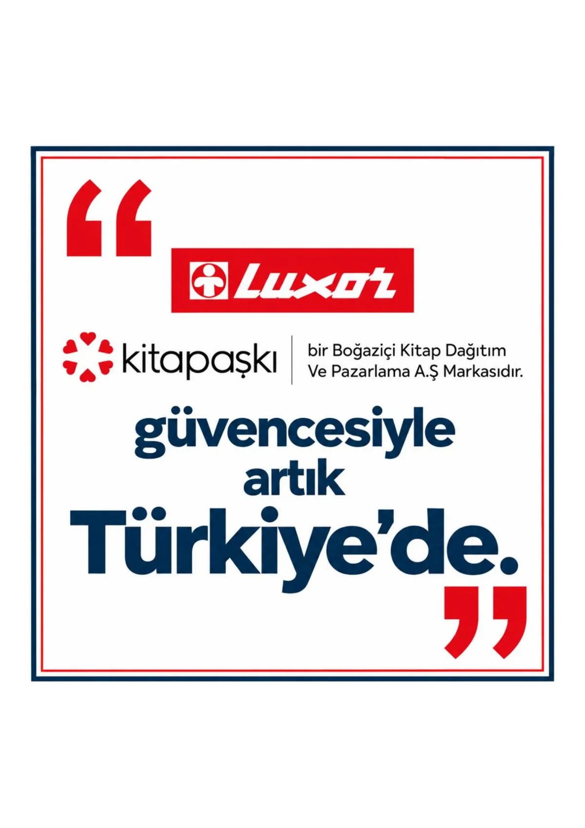 Luxor Türkiye ürün kataloğu, Giriş, sayfa 2