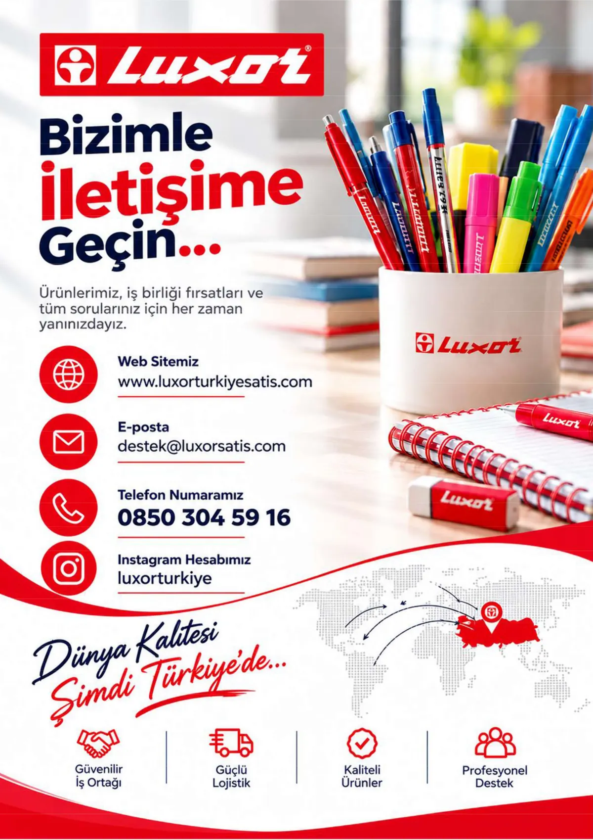 Luxor Türkiye ürün kataloğu, İletişim, sayfa 65